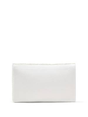 Mod Stitch Ivory & White Geometric Sequined Canvas Sling Bag 5