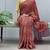 burgundy color  all over printed silk blend crape saree with unstitched blouse