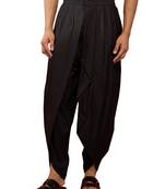 black viscose dhoti pants - traditional festive wear