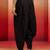 Men's black viscose dhoti pants - traditional festive wear