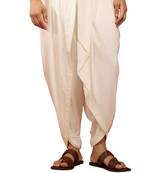 white viscose dhoti pants - traditional festive wear