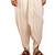 Men's white viscose dhoti pants - traditional festive wear