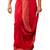 Mens red viscose dhoti traditional border print - navratri ethnic wear