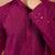 Men's Wine sequin embroidered long kurta - rayon shifli work festive wear