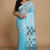 Women'S Cotton Silk Dhakai Softs Vojadi Dhakai Jamdani Sarees (Sky) Without Blouse