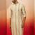 Men mint green cotton sequin embroidered kurta - premium festive glitz party wear