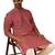 Men falsa cotton gems work kurta - premium digital floral print festive wear