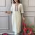 White Cotton Schiffli Chikankari Kurta set