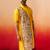 Men yellow cotton high neck digital print kurta - premium geometric embroidered festive wear