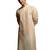 Men's green ombre long kurta - cambric cotton sequin embroidered festive wear