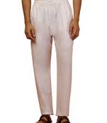 white cotton pyjamas - premium simran cotton festive wear