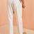 Men cream viscose pyjama - solid pattern drawstring elastic waist festive ethnic wear
