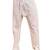 Men cream cotton pyjama - drawstring elastic waist aligarh style ethnic wear