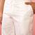Men's cream fine satin pants - festive traditional bottoms