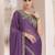 Chiffon Embroidery Sequence Work Saree with Unstitched Blouse Piece