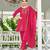 Women Embroidered Short Kurta With Palazzo & With Dupatta