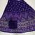 Purple georgette Sequin embroidery work lehenga choli with dupatta 