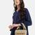 blush & bead beige & pastel multi accent beads embellished velvet clutch
