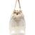 dewdrop fringe ecru & ivory floral zari embroidered velvet potli