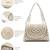 blush & bead silver & pastel multi crystal layered velvet clutch
