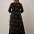 Black printed & handwork kurta & palazzo set