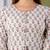 White printed & handwork kurta, pant  set