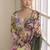 Mahendi chinon embroiedered palazzo suit