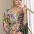 Mahendi chinon embroiedered palazzo suit