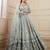 Grey georgette Sequin embroidered lehenga choli with dupatta 
