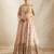 Light peach embroidered lehenga choli with dupatta