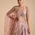 Pink embroidered lehenga choli with dupatta