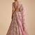 Pink embroidered lehenga choli with dupatta
