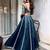 Teal Blue embroidered lehenga choli with dupatta