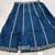 Teal Blue embroidered lehenga choli with dupatta