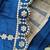 Teal Blue embroidered lehenga choli with dupatta