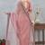 pink color zirkon work border soft silk blend saree with blouse