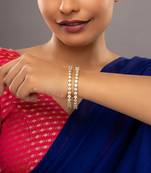 gold sterling silver bangles with polished finish