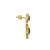 green silver drop earrings with gold plated stone work
