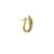 white silver earrings with gold plated minimal drop design