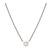 white silver mangalsutra with beaded gold pendant chain