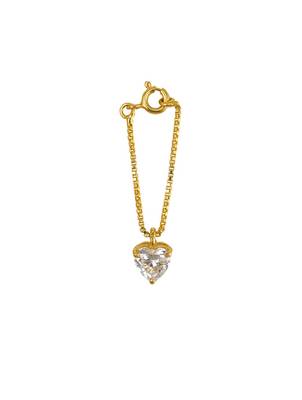 white silver watch charm with gold plated pattern 2