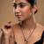 blue silver mangalsutra with gold plated stone pendant