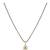 green silver mangalsutra with gold stone bead chain