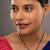 white silver mangalsutra with gold black bead pendant