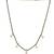 white silver mangalsutra with black bead gold locket chain