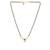 Red green mangalsutra with gold bead pendant chain