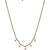 white silver mangalsutra with black bead gold chain pendant