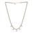 white silver mangalsutra with black bead gold chain pendant