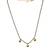 green silver mangalsutra with black bead gold pendant