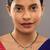 green silver mangalsutra with black bead gold pendant